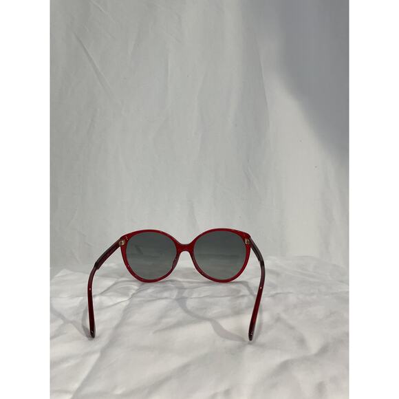 Fendi Fine 'Cat Eye' Red Sunglasses Size OS - Picture 4 of 4